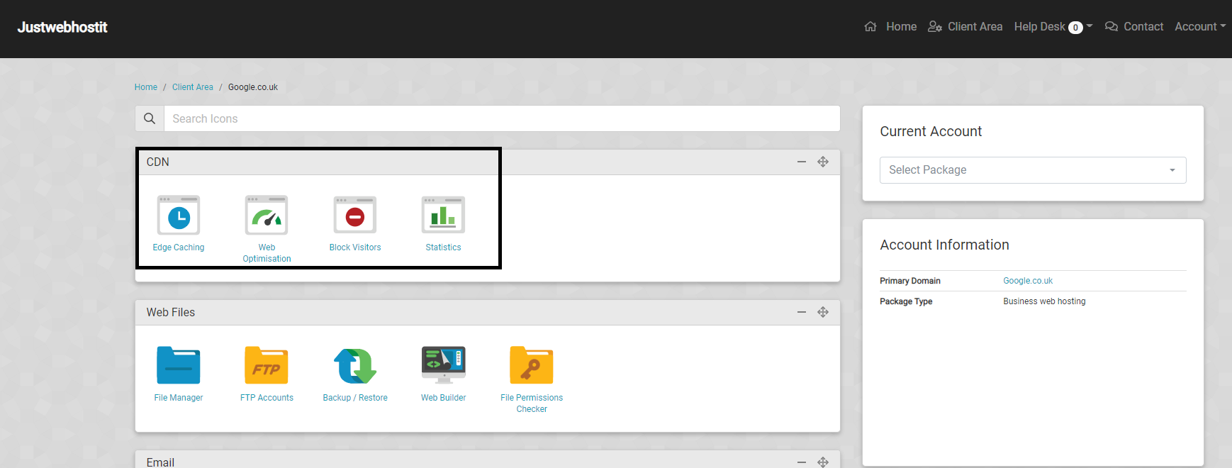 JUSTWEBHOSTIT CDN